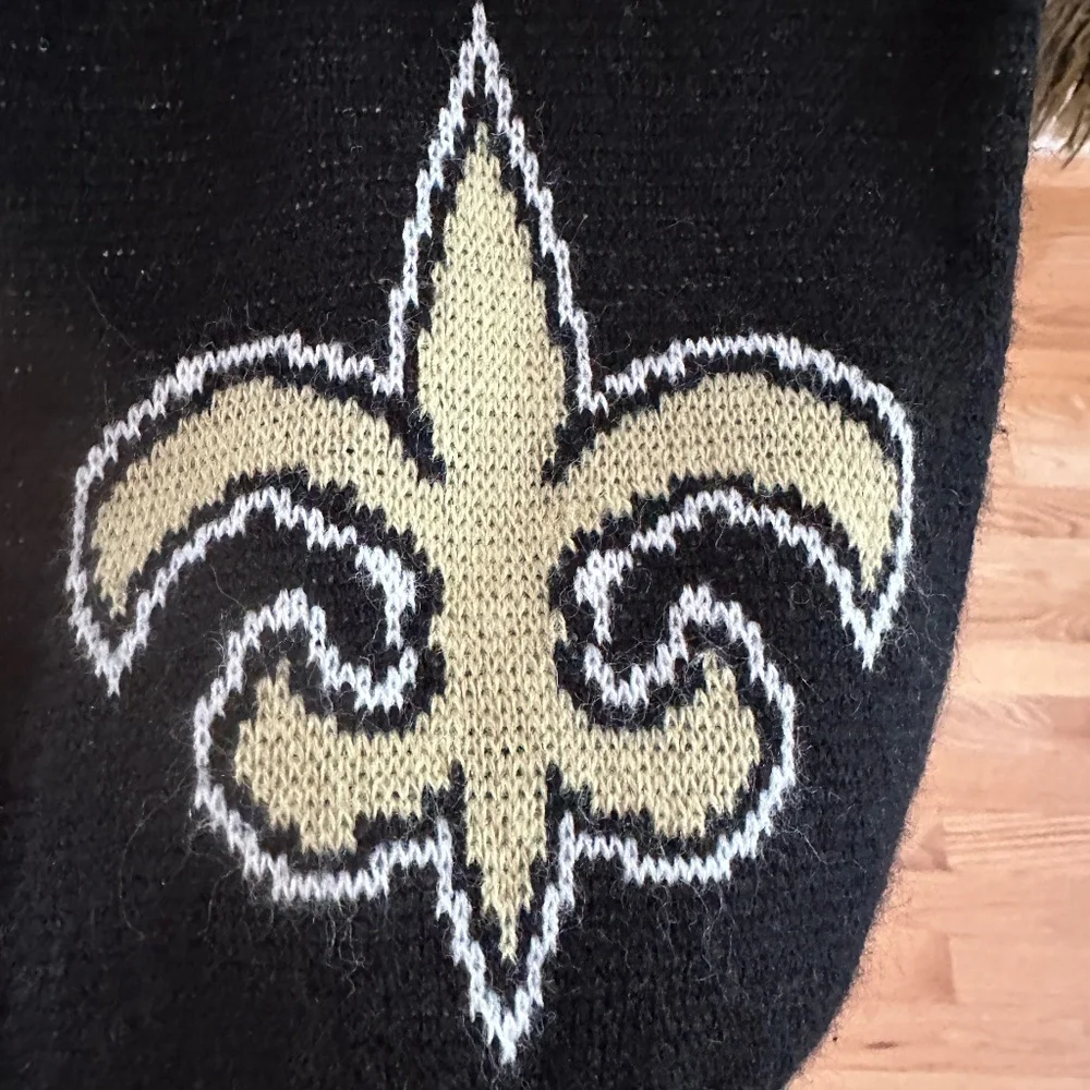 New Orleans Saints Knitted Scarf Winter Neck Scarf